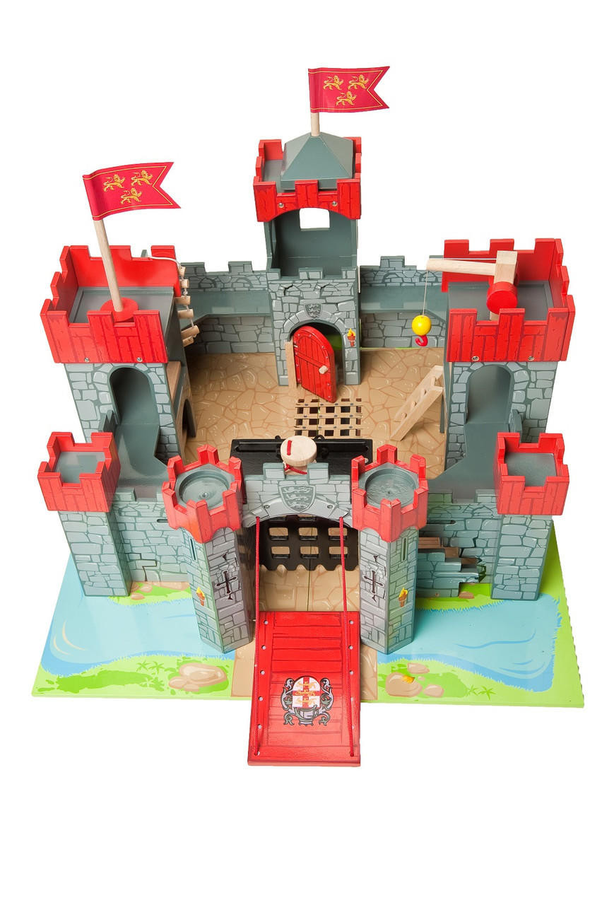 Le Toy Van Lion Heart Wooden Toy Castle - Wonderland Models