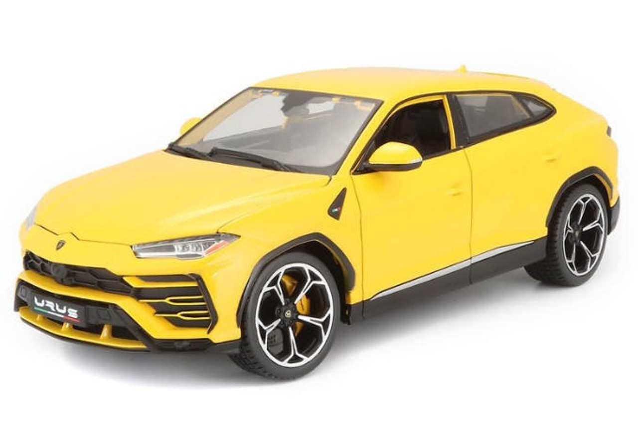 Burago 1/18 Lamborghini Urus Yellow Diecast Model - Wonderland