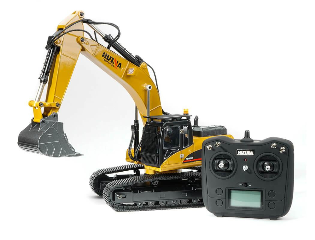 HuiNa RC 1/14 2.4G Full Alloy 23CH Excavator RTR Version 5.0