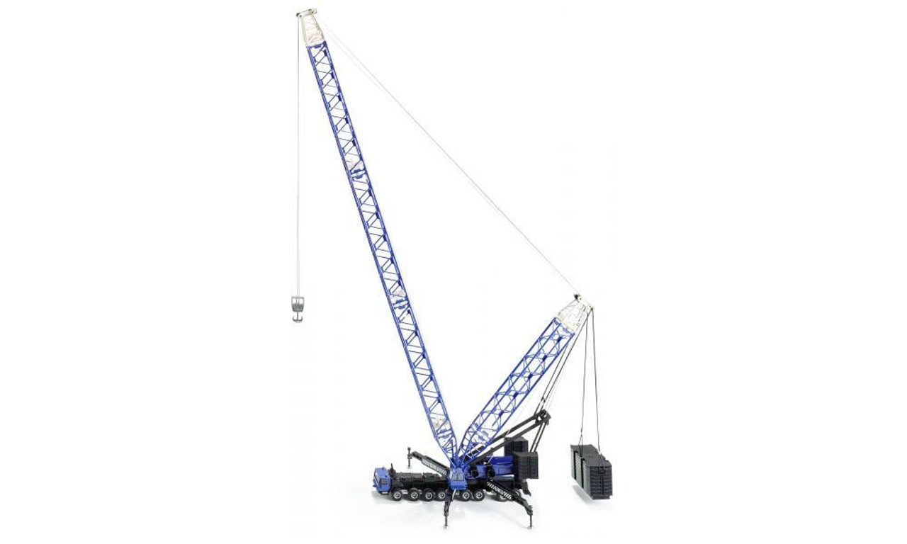 SIKU クレーンモデル 1:55 Siku 1/55 Super Crane - Double Mast Diecast Model