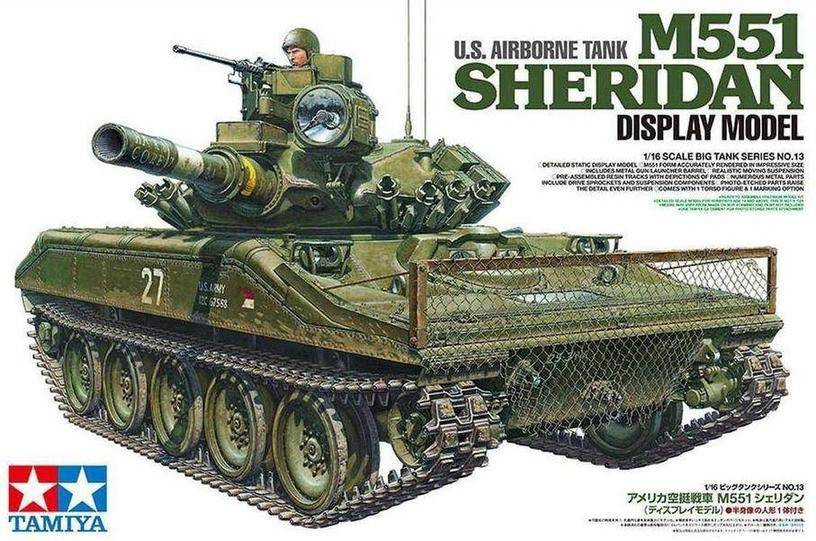 TAMIYA 1/16 M551 SHERIDAN ディスプレイモデル Tamiya 1/16 M551 Sheridan - Wonderland Models | TA36213 | £449.99