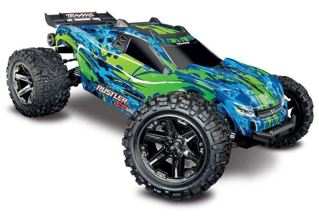 Traxxas RUSTLER 4X4 VXL ラジコン Traxxas 1/10 RC Rustler 4x4 VXL 2.4GHz Brushless - Wonderland