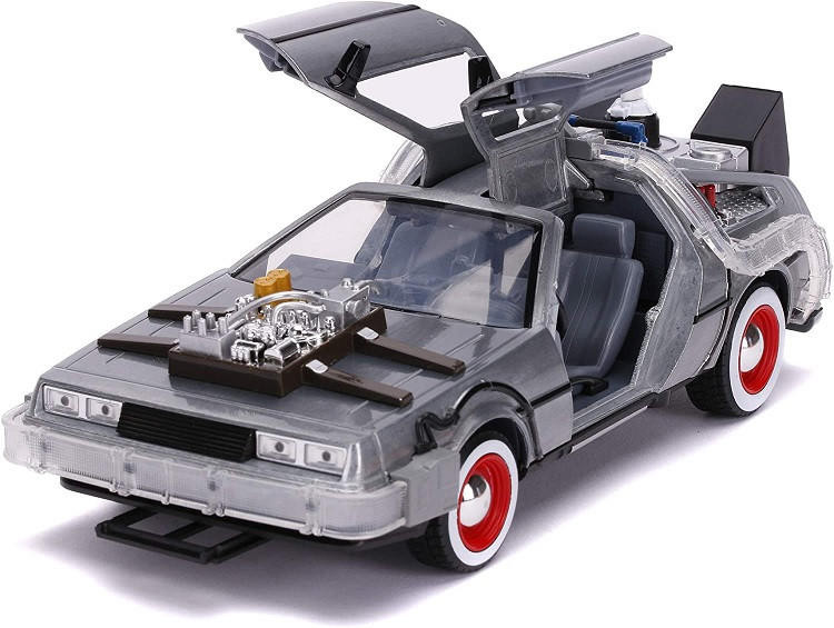 Jada Toys 1/32 DeLorean Frozen Ritorno Al Futuro - Edizione 40&deg; Anniversario