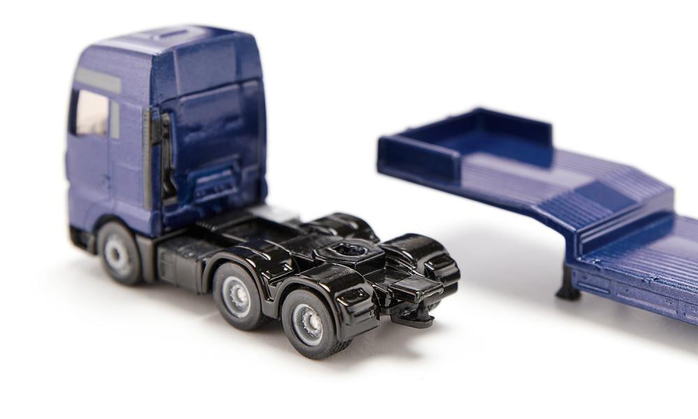 Siku 1/87 MAN Truck with Low Loader and JCB Wheel Loader