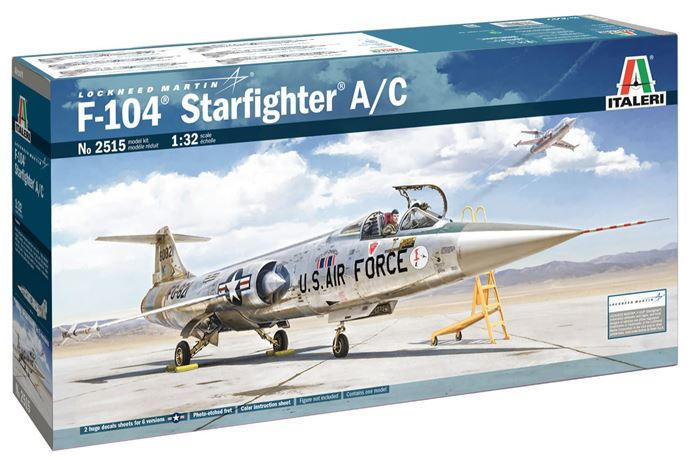 Italeri 1/32 Lockheed F-104 Starfighter A/C - Wonderland Models