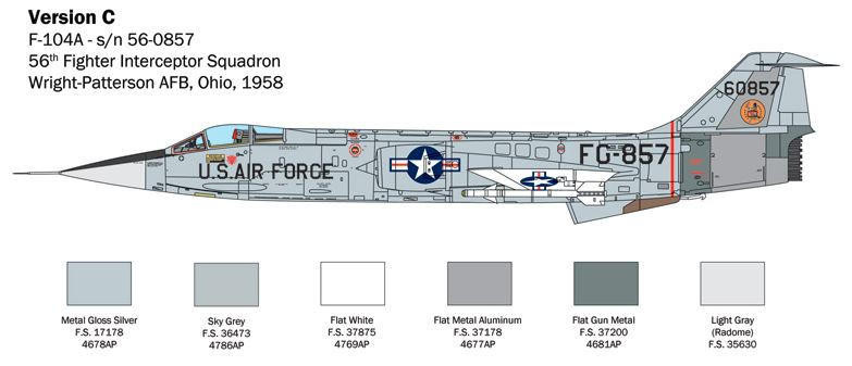 Italeri 1/32 Lockheed F-104 Starfighter A/C - Wonderland Models