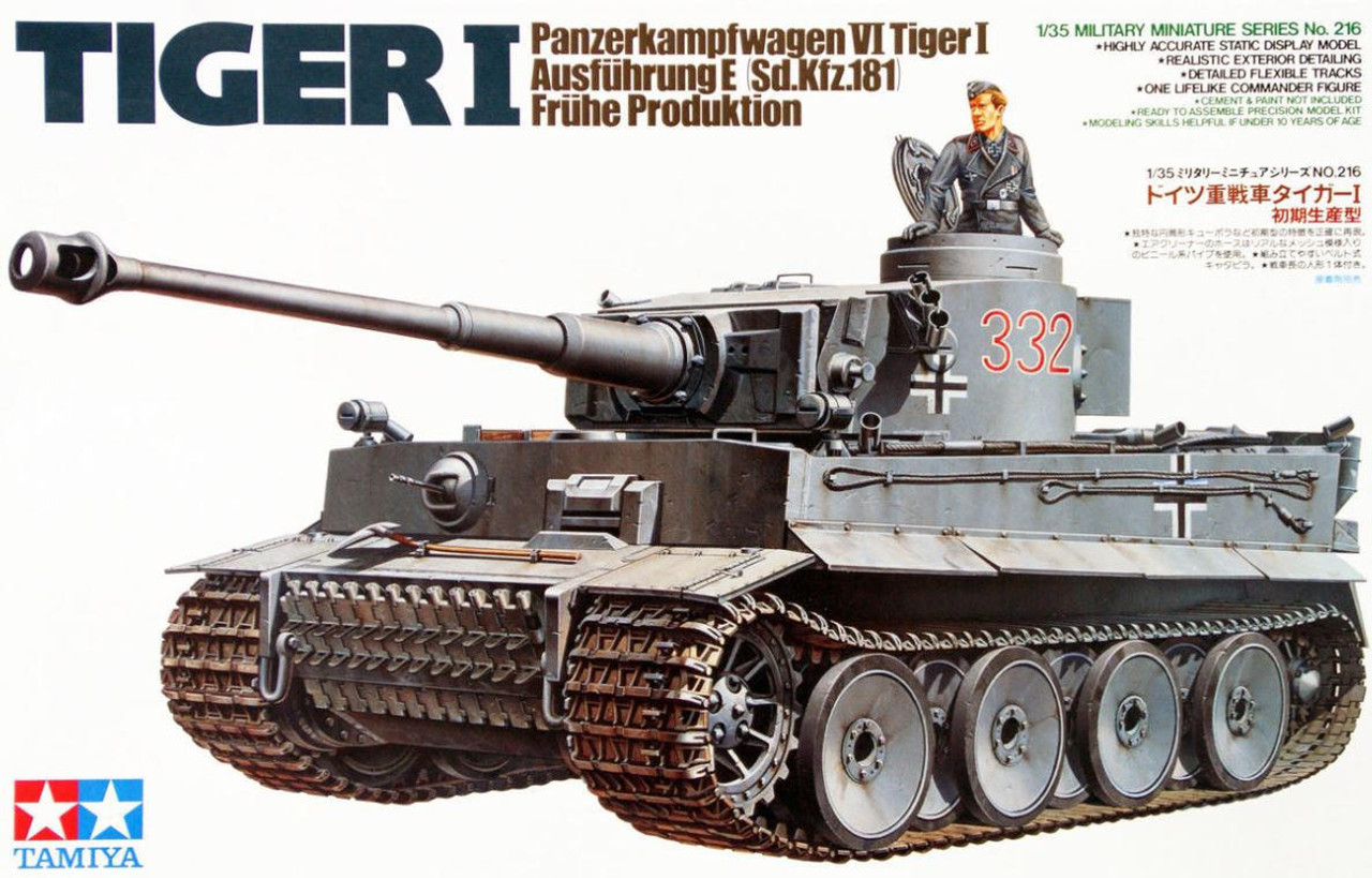 Tamiya 1/35 Pz.Kpfw.VI Ausf.H Tiger I Early Production - Wonderland Models, TA35216