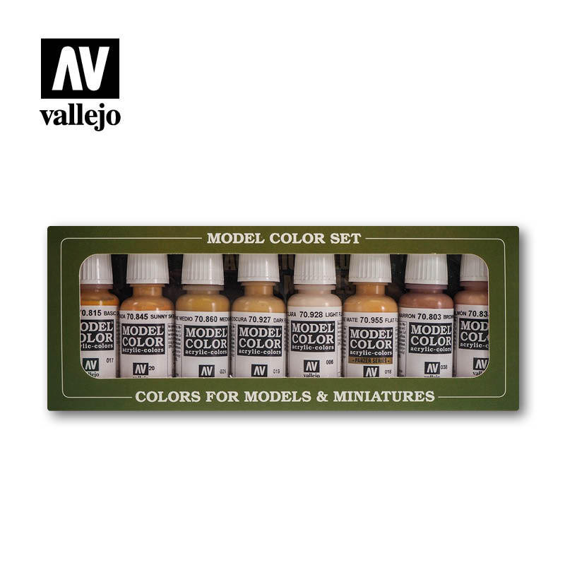 Vallejo Model Color Set 70262 Rust & Corrosion - 8x18ml, Colori Per Modellismo, Effetti Ruggine E Corrosione