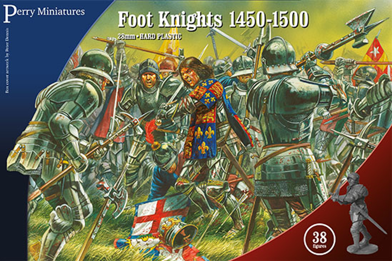 Perry Miniatures 28mm Wars of the Roses Foot Knights 1450-1500 - Wonderland  Models, PMSWR50
