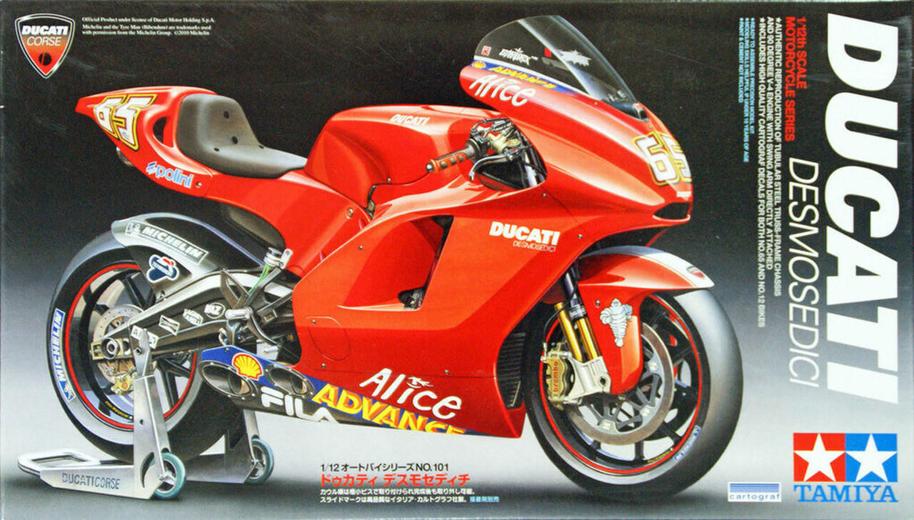 Tamiya 1/12 Ducati Desmosedici Model Kit - Wonderland Models 