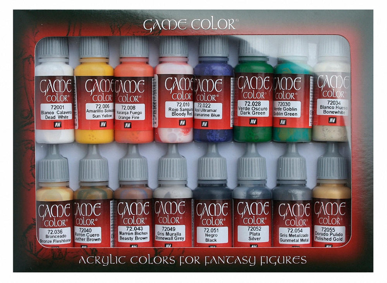 Acrylicos Vallejo Paint: Game Color - Advanced Set - Game Nerdz