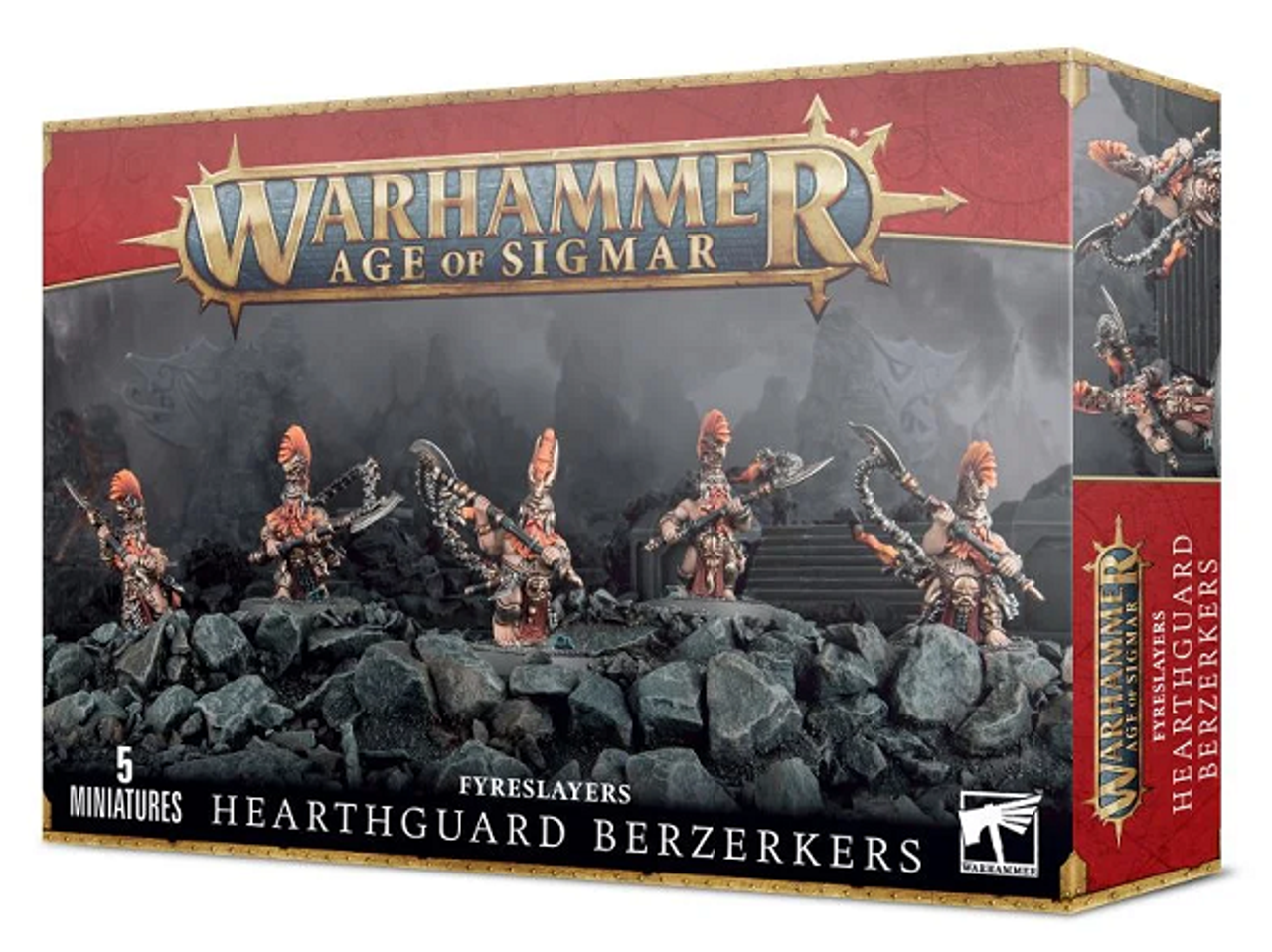 Games Workshop Age of Sigmar - Fyreslayers - Hearthguard Games Workshop Age of Sigmar - Fyreslayers - Hearthguard