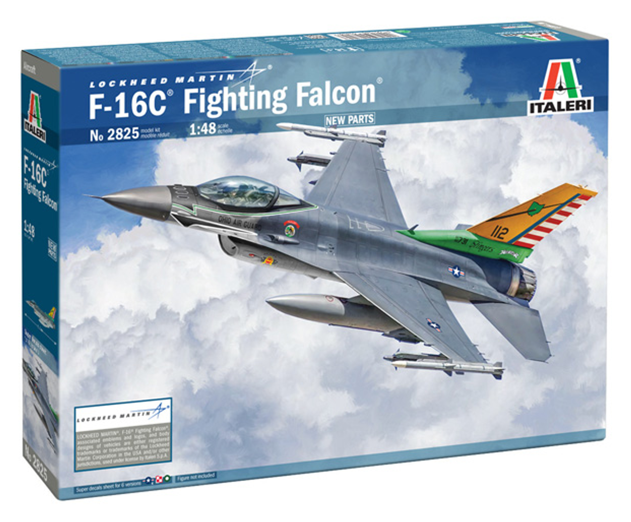 Italeri 1/48 Lockheed Martin F-16C Fighting Falcon Model Kit Wonderland  Models IT2825 £34.99