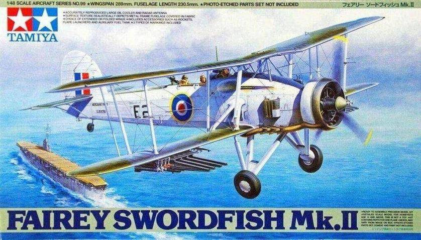 Tamiya 1/48 Fairey Swordfish Mk.II - Wonderland Models | TA61099