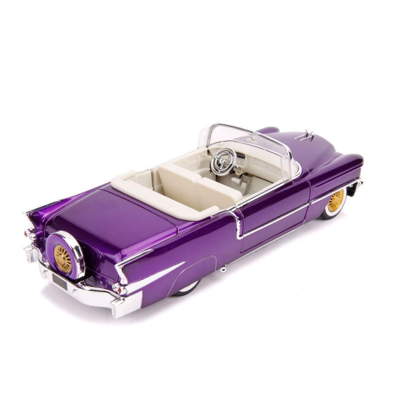 Jada Toys 1/24 - Cadillac Eldorado 1956 Bleue Avec Figurine M&M's (Neuf)