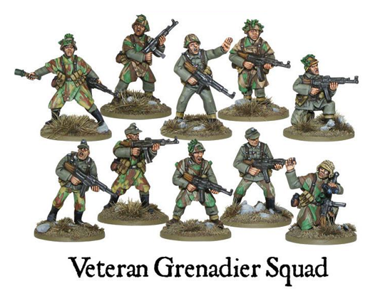 Warlord Games 28mm Bolt Action German Veteran Grenadiers Squad ...