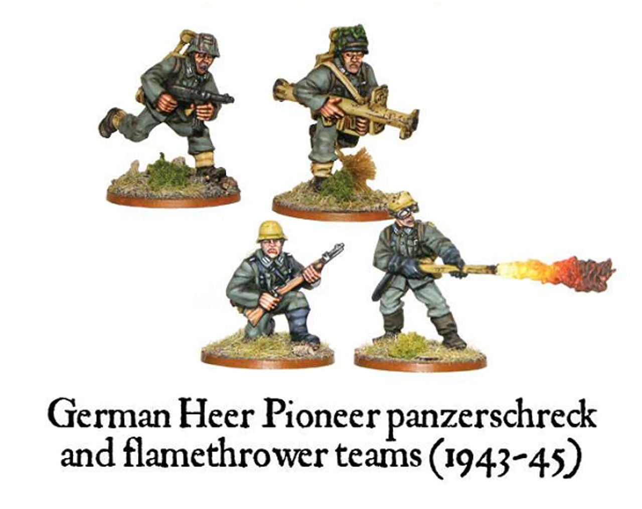 Warlord Games 28mm Bolt Action German Heer Pioneer Panzerschreck and ...