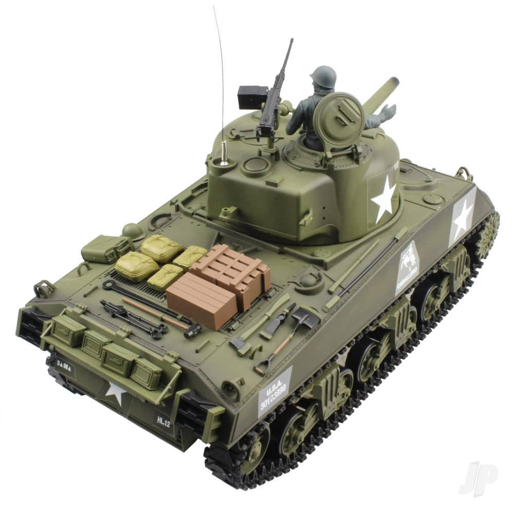 Heng Long RC 1/16 US M4A3 Sherman with BB and IR Battle System