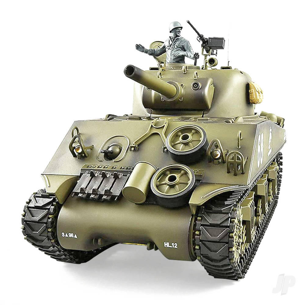 Heng Long RC 1/16 US M4A3 Sherman with BB and IR Battle System