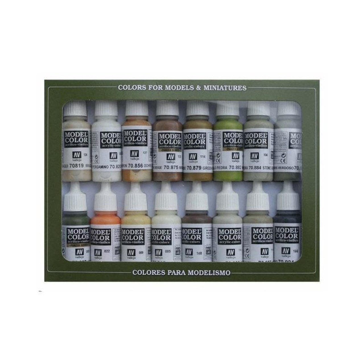 Vallejo Paints 17ml Bottle Napoleonic Model Color Paint Set (16