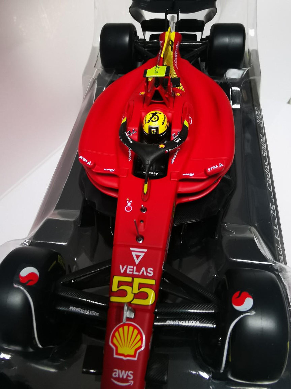 Ferrari F1-75 #55 Carlos Sainz ferrari Racing Formula One F1 (2022)  formula Racing Series 1/18 Diecast Model Car By Bburago : Target