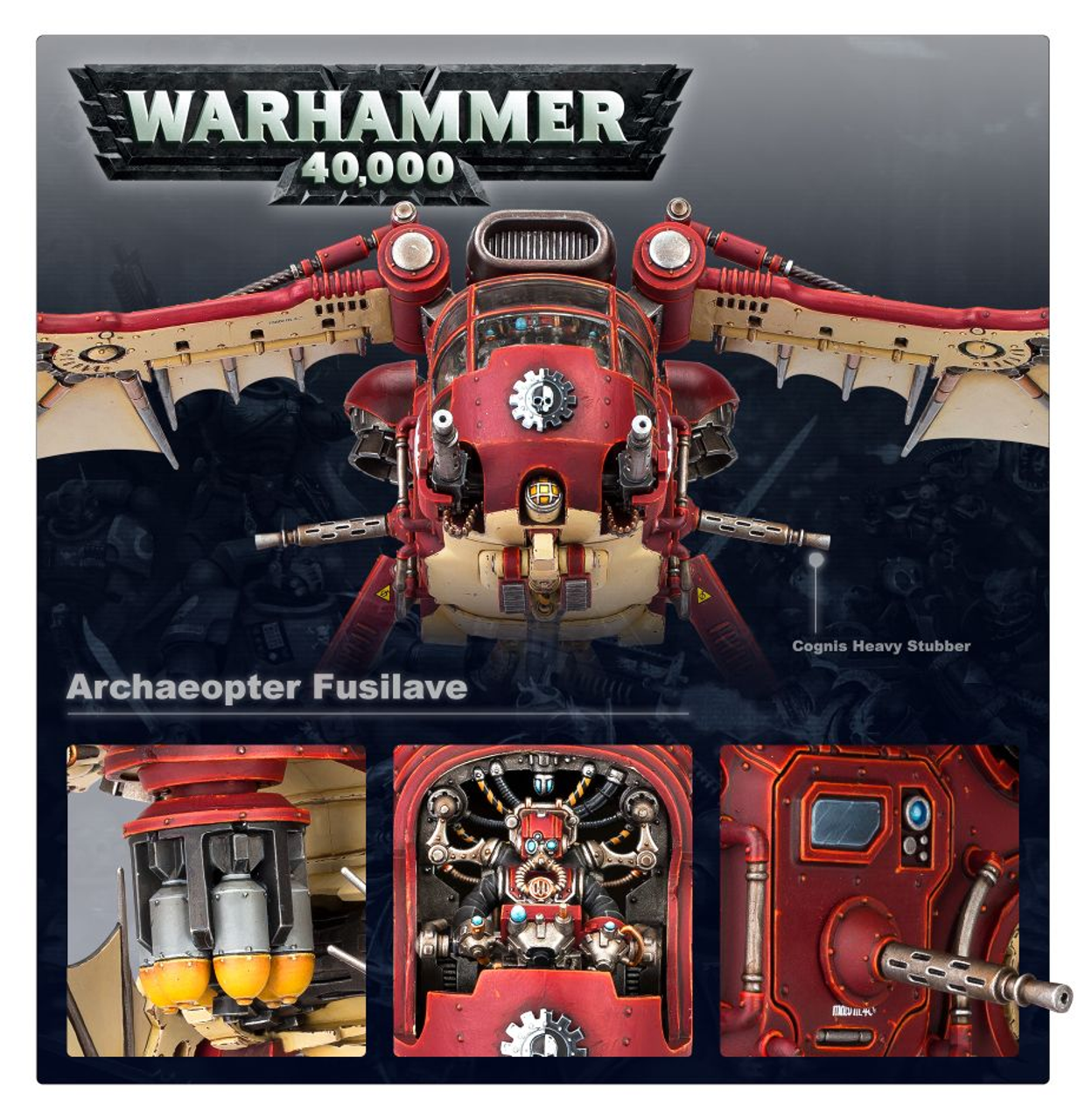 Games Workshop Warhammer 40,000 Adeptus Mechanicus Archaeopter 