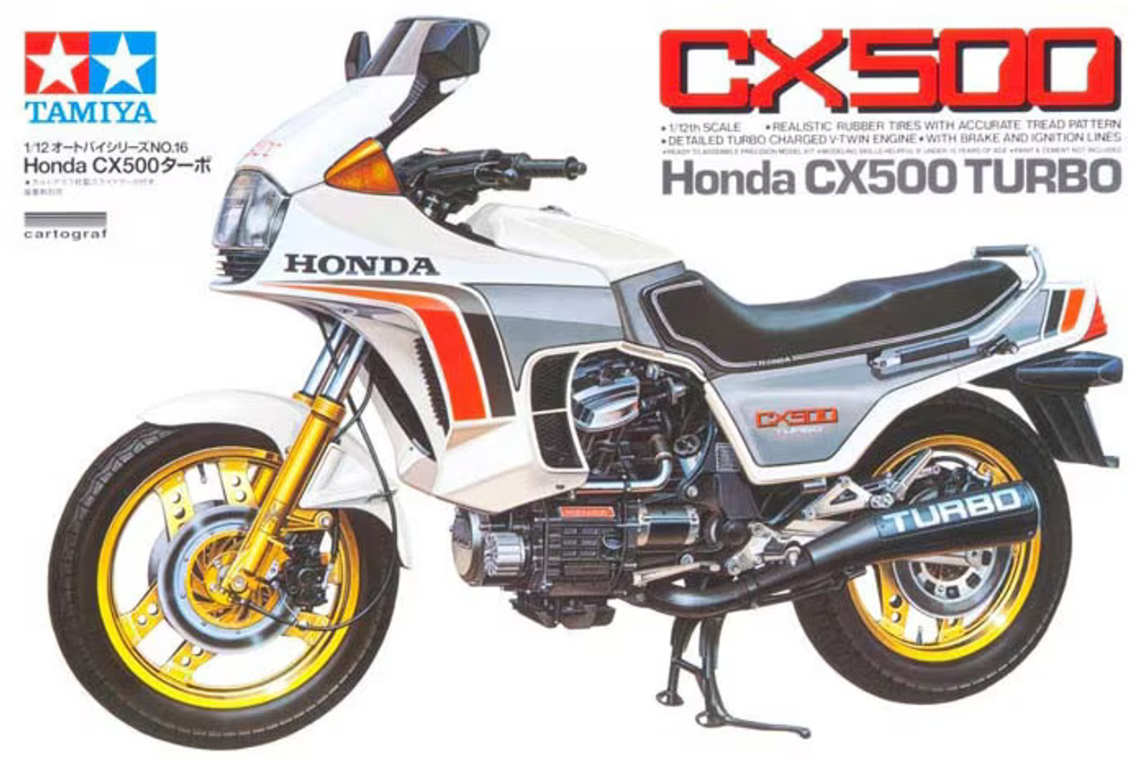 Tamiya 1/12 Honda CX500 Turbo - Wonderland Models | TA14016