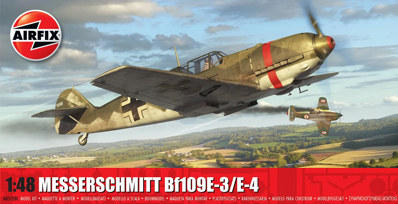 Airfix 1/48 Messerschmitt Bf 109E-3/E-4 - Wonderland Models | A05120C ...