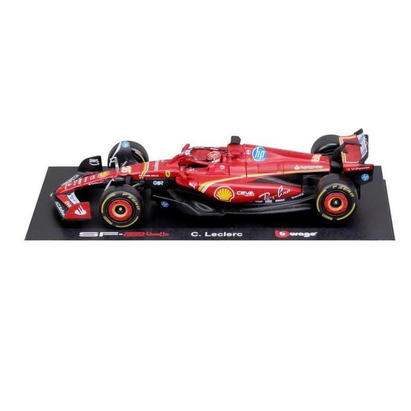 最終値下げブラーゴ1/18 Ferrari F1 SF 1000～SF24セット Burago 1/18 Ferrari SF-24, Leclerc with Helmet 2024 Formula 1