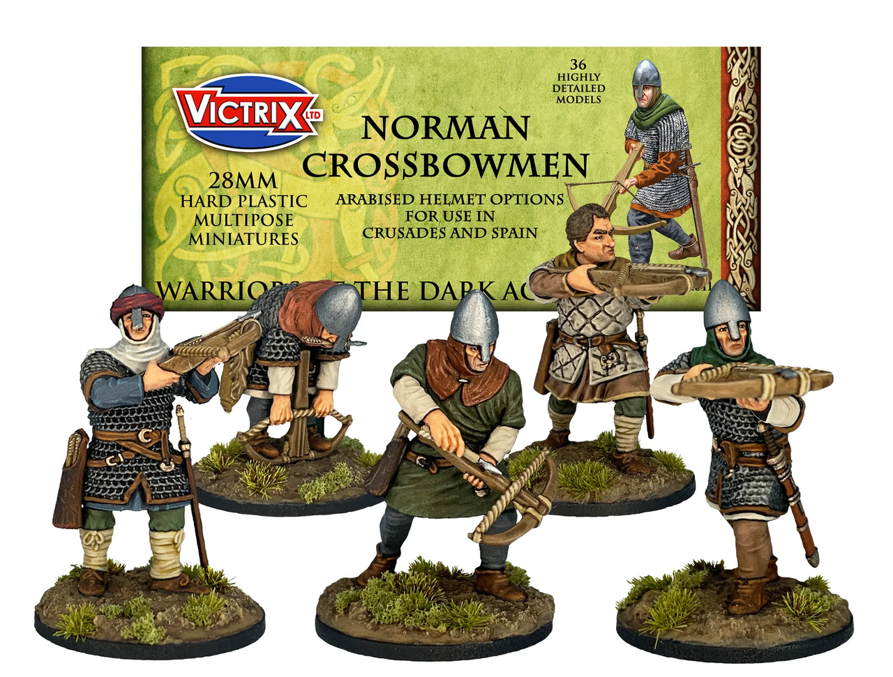 Victrix 28mm Norman Crossbowmen - Wonderland Models | VXDA011 | £35.99