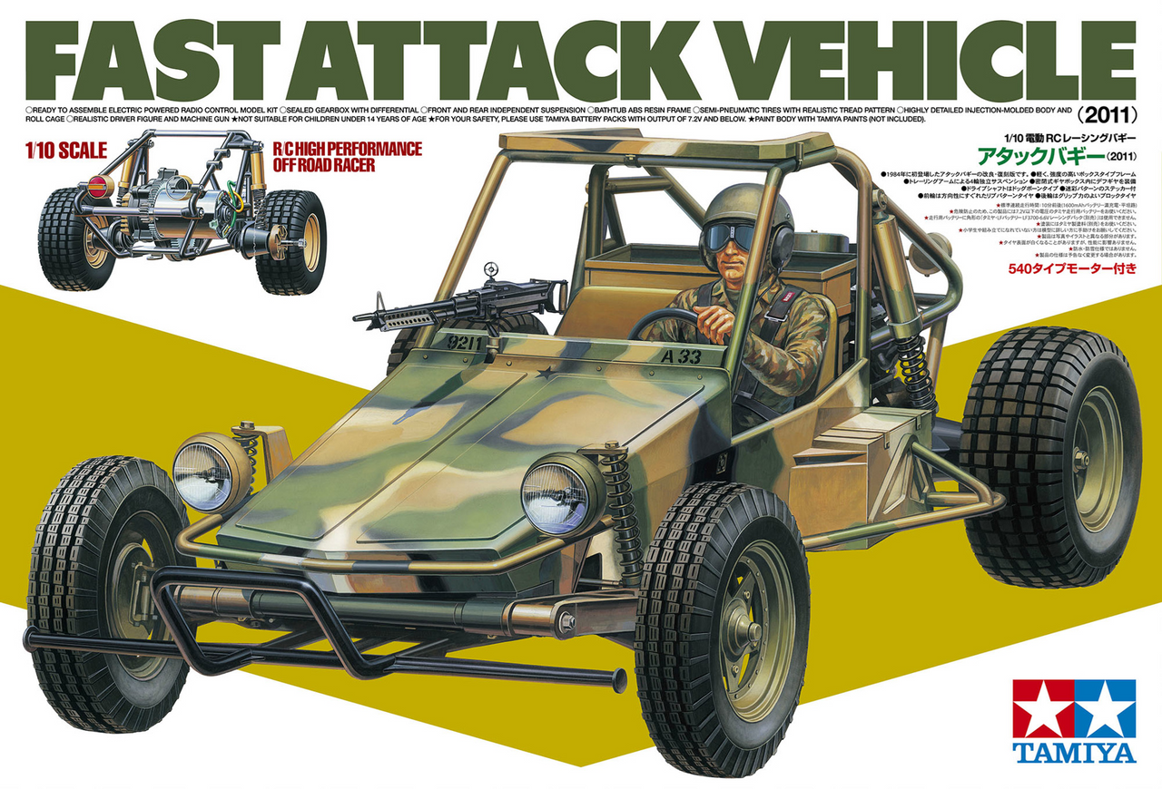 Tamiya RC Fast Attack Vehicle (2011) Model Kit - Wonderland