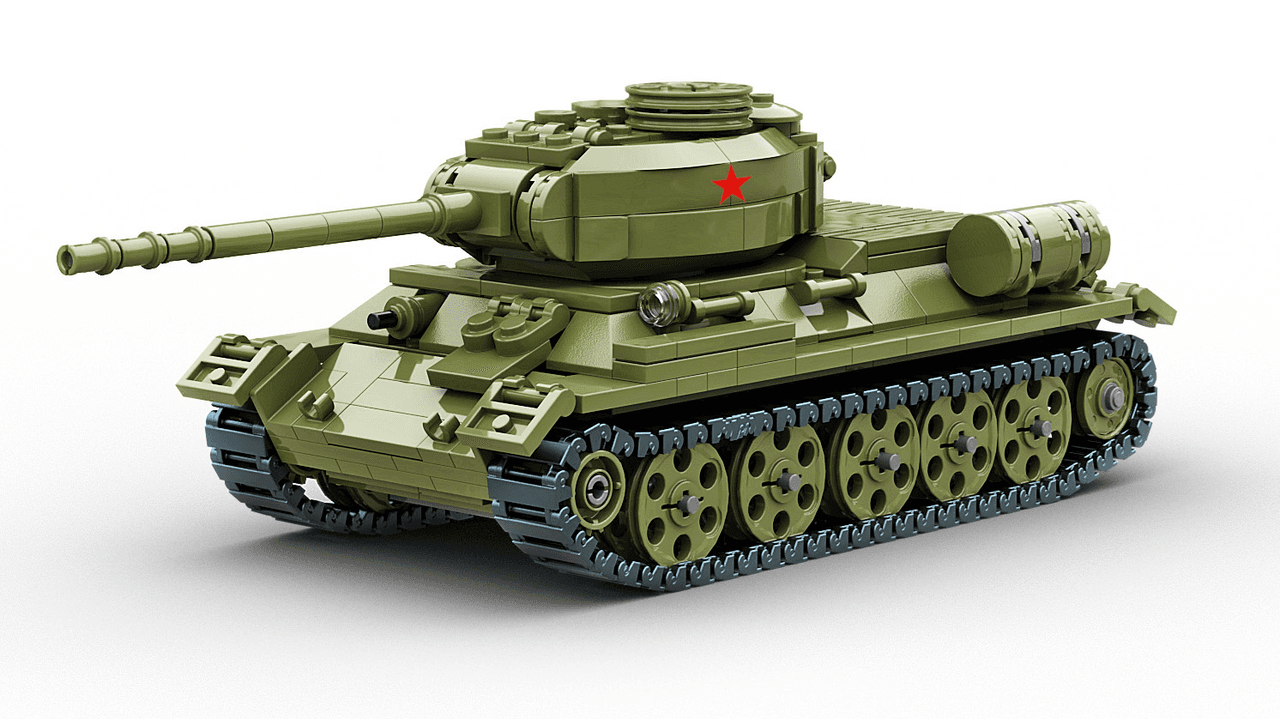 Build Army 1/33 T-34/85 Medium Tank - Wonderland Models | B3485 | £59.99