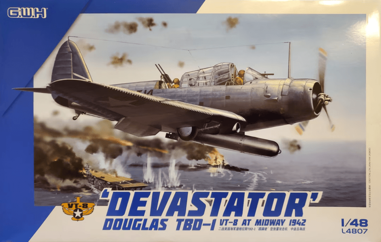 GWH 1/48 TBD-1 デバステーター 1942 ミッドウェイ ピットロード