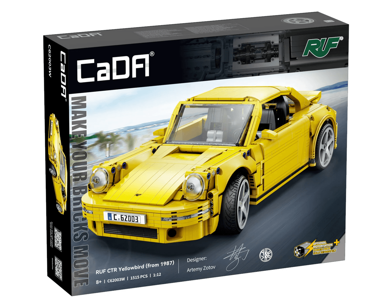 Ruf Rtr Model Car CaDA 1/12 RUF CTR Yellowbird 1987 Sports Car - Wonderland Models ...