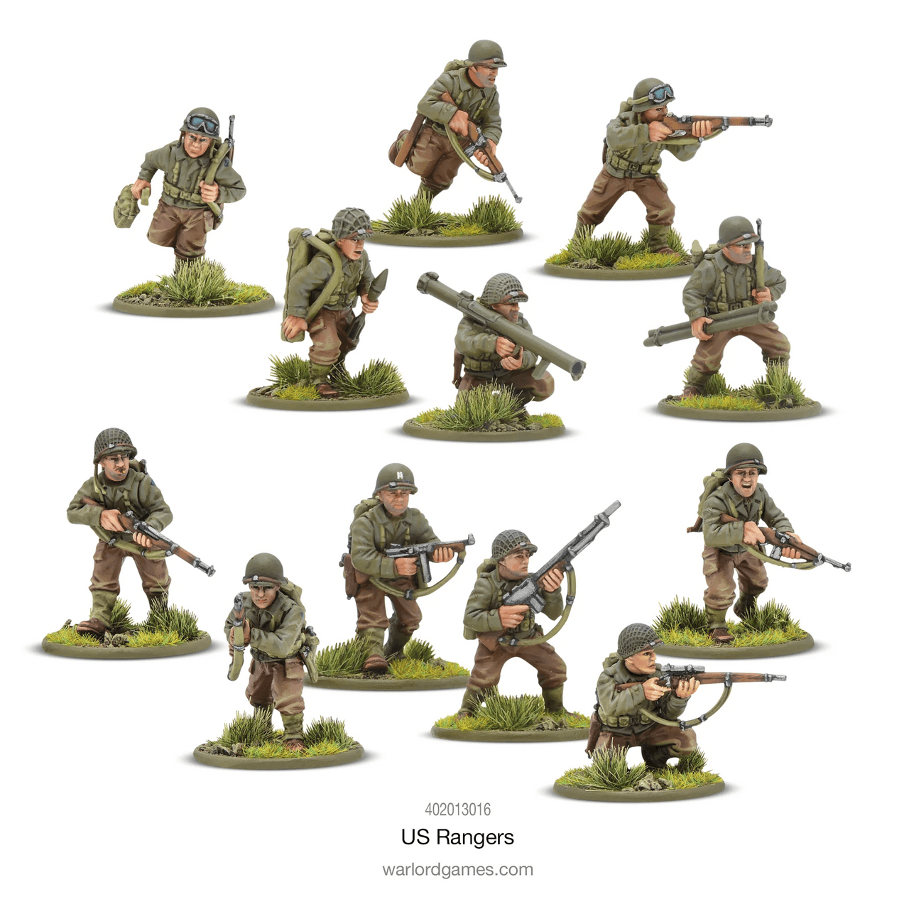 WARLORD GAMES WGB-AI-02 Rangers de EEUU. Bolt Action, Wargames y