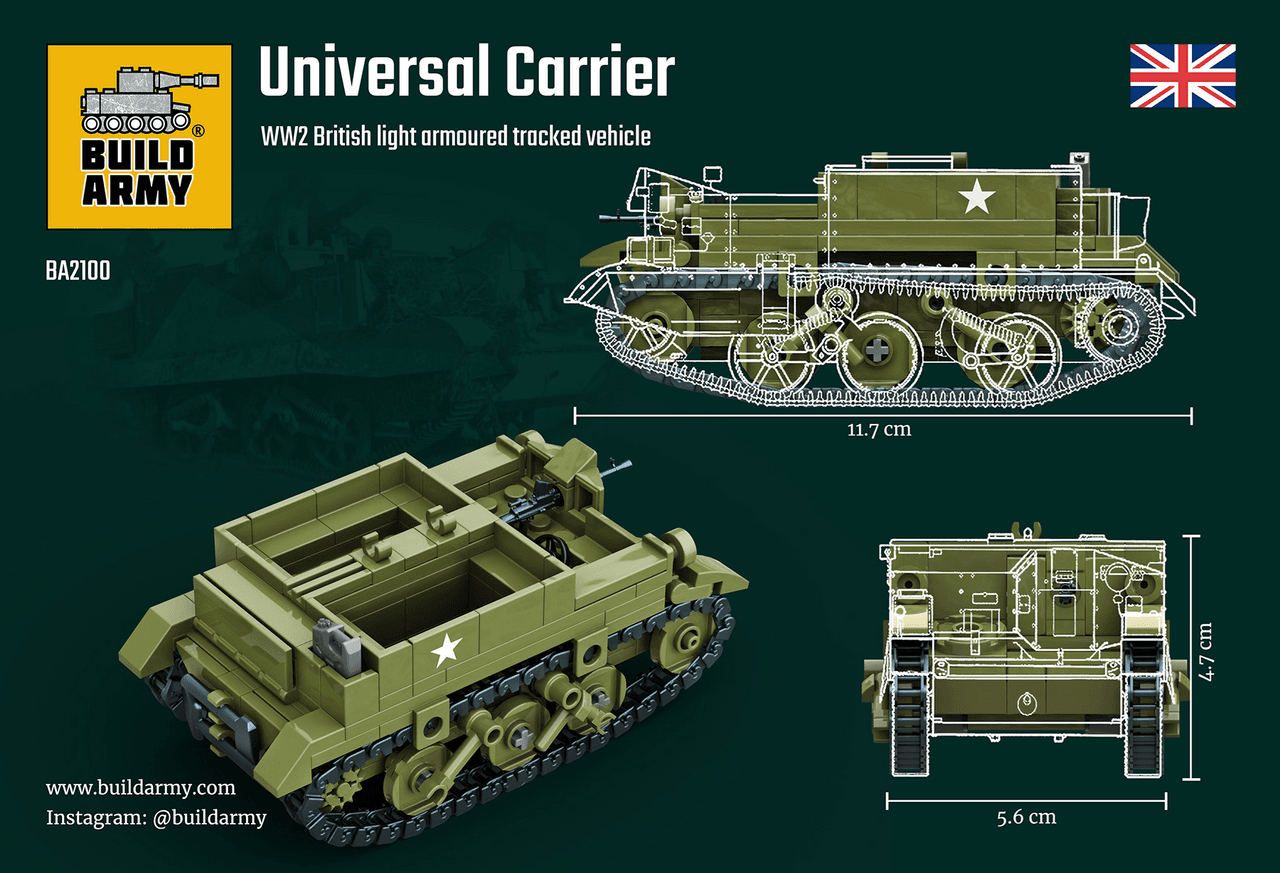 Build Army 1/33 Universal Carrier - Wonderland Models | B2100 | £24.99