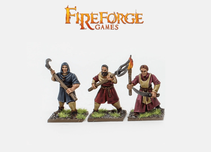 Fireforge Games 28mm Forgotten World - Northmen Folk Rabble ...