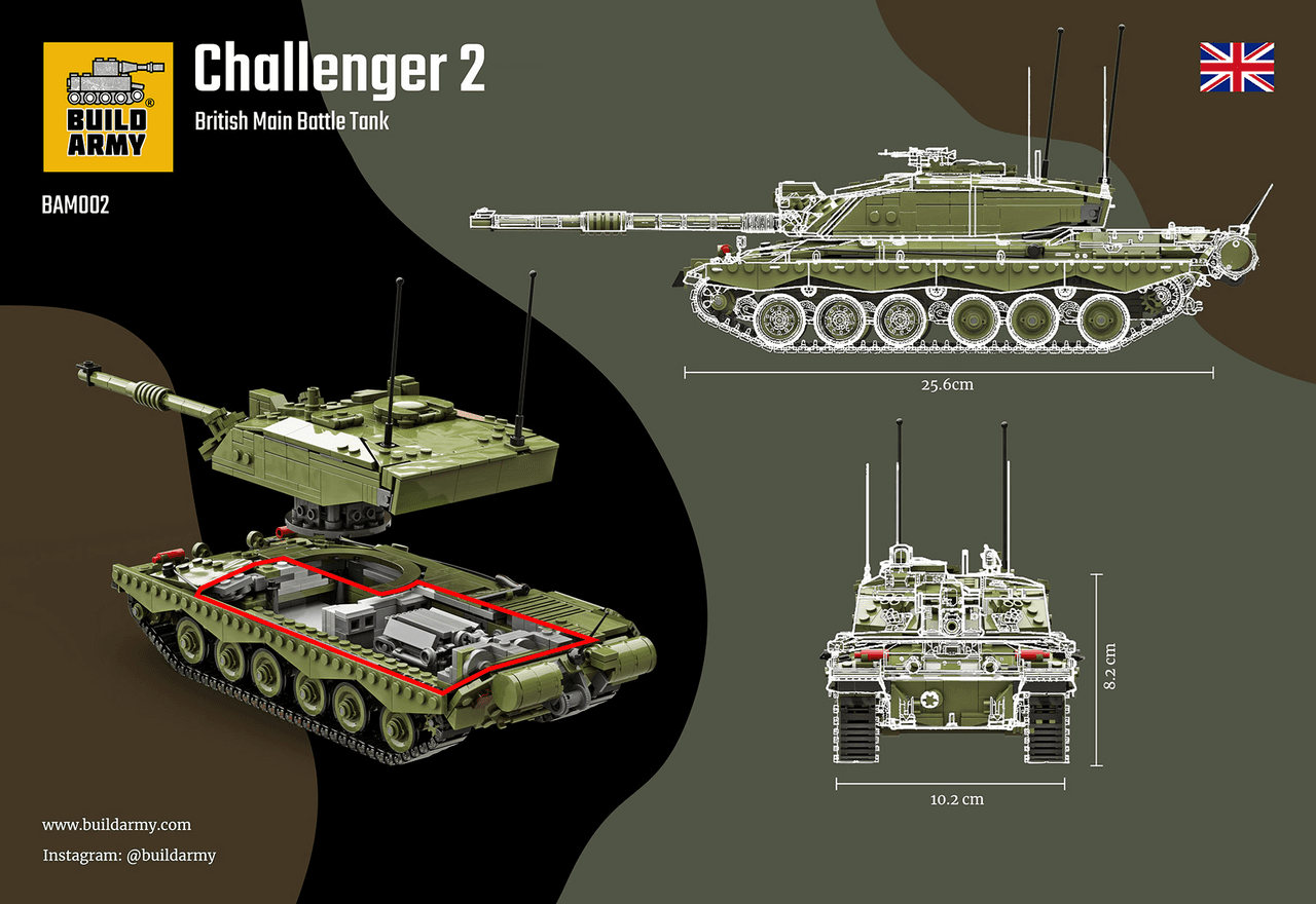 Build Army 1/33 Challenger 2 MBT - Wonderland Models | BM002 | £74.99