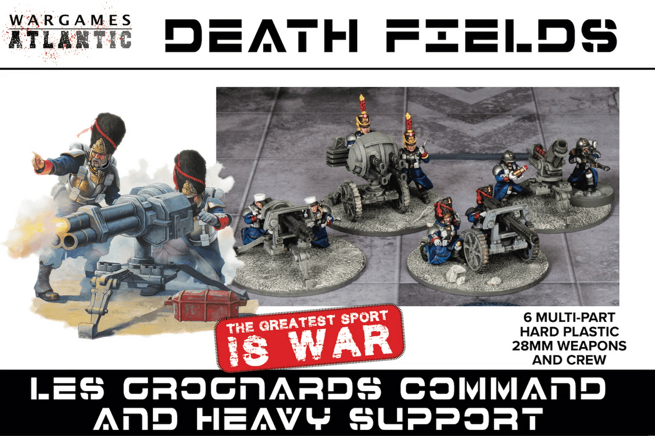 Wargames Atlantic Les Grognards - 24 Figuras 28mm Plástico Duro Para Wargames