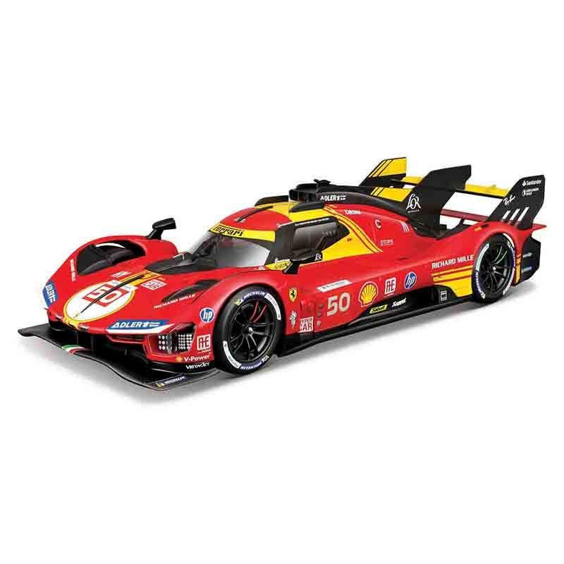 Bburago Ferrari 499P Le Mans Hypercar 2024 AF Corse #83 – Échelle 1:43 – Modèle De Luxe Avec Coque Rigide