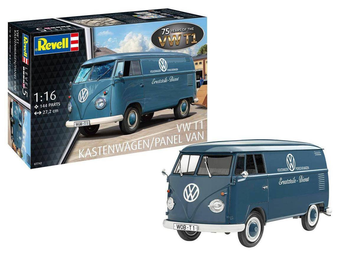 Revell 1/16 Volkswagen T1 Panel Van - Wonderland Models | RV07742