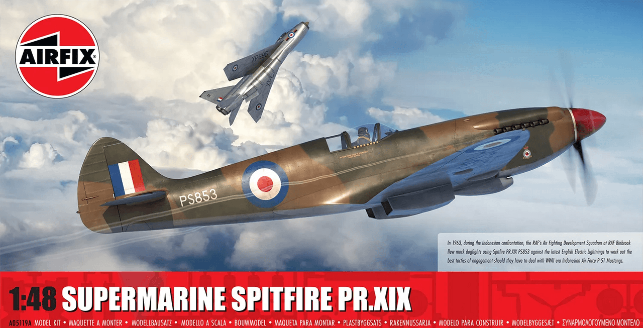 M❤︎ Airfix 1/48 Supermarine Spitfire Mk.XIX - Wonderland Models