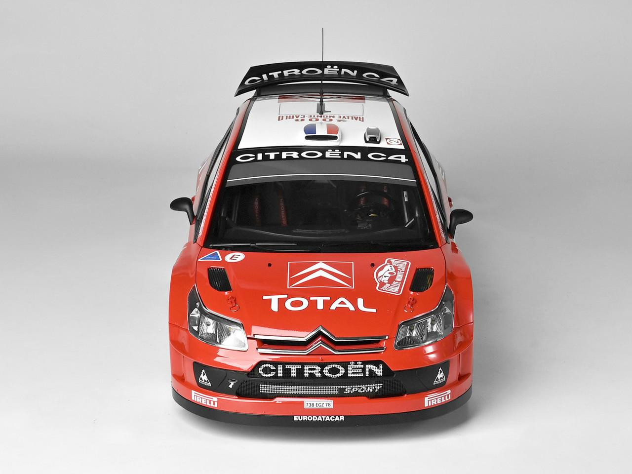 IXO 1/8 Citroen C4 WRC 2008 (Red) Diecast Model Kit - Wonderland