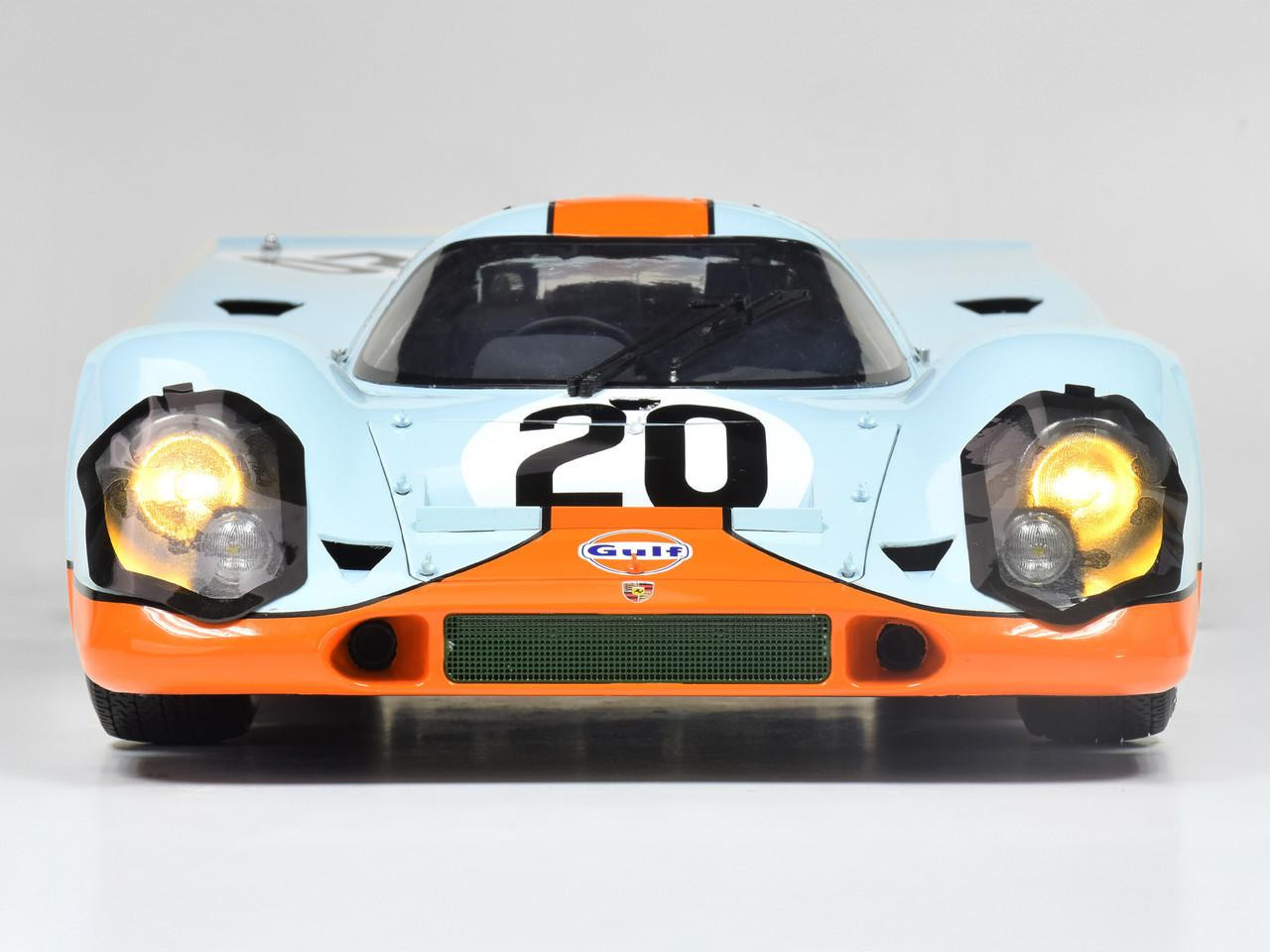 Ixo 1/64 Porsche Gulf 917 限定 IXO 1/8 Porsche 917 KH #20 Gulf Livery Diecast Model Kit