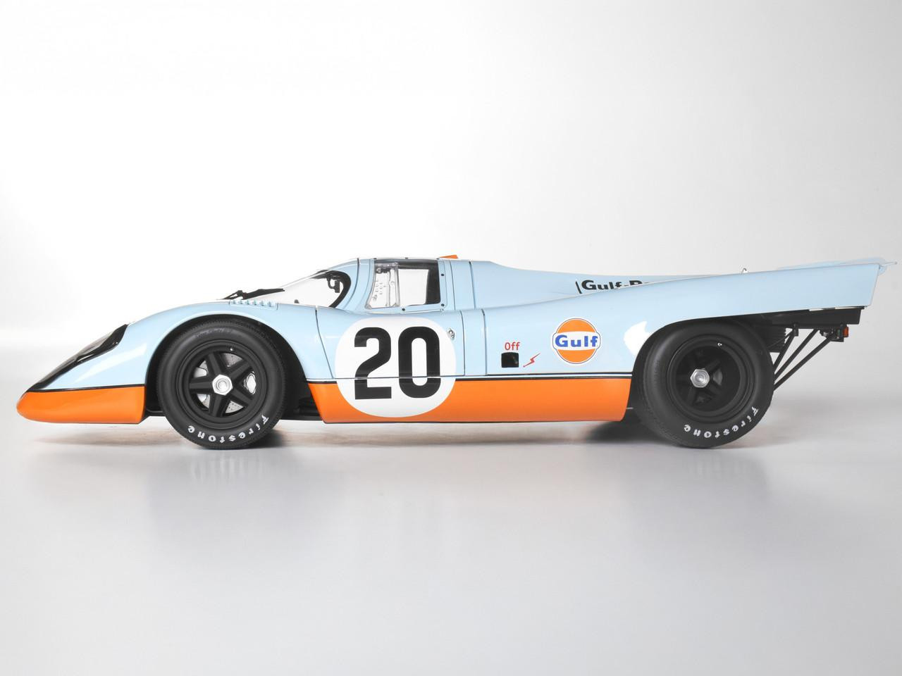 IXO 1/8 Porsche 917 KH #20 Gulf Livery Diecast Model Kit