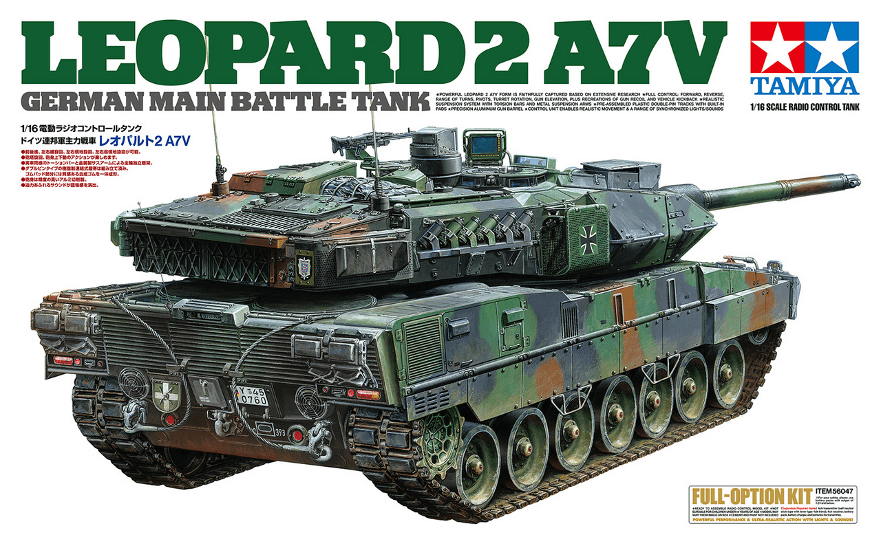 LEOPARD 2 A7V ラジオコントロールタンク 1/16スケール LEOPARD 2 A7V ラジオコントロールタンク 1/16スケール LEOPARD2