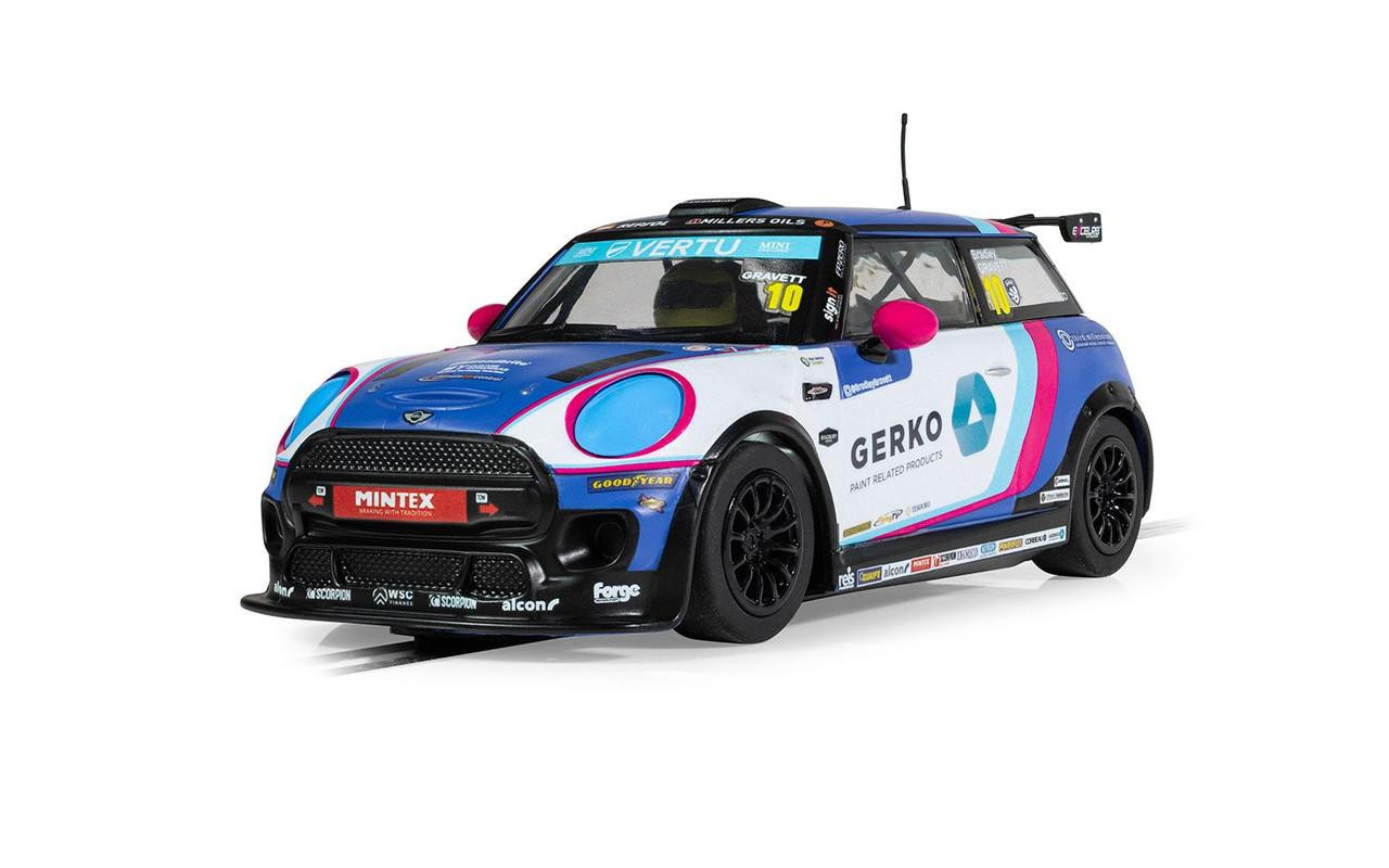 Scalextric Slot Car - Mini Cooper - Bradley Gravett - JCW