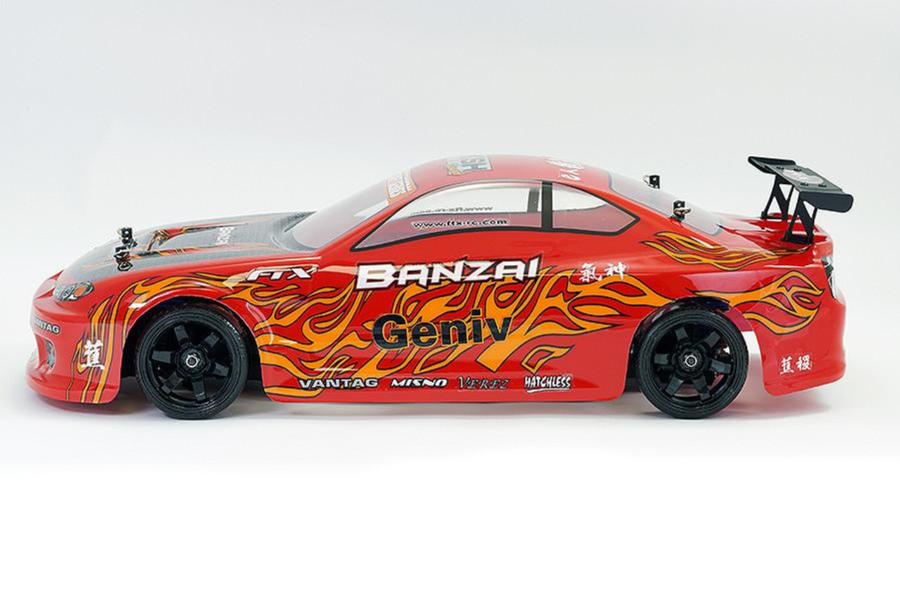 FTX RC 1/10 Banzai 2.4Ghz 4WD RTR Brushed Drift Car Red