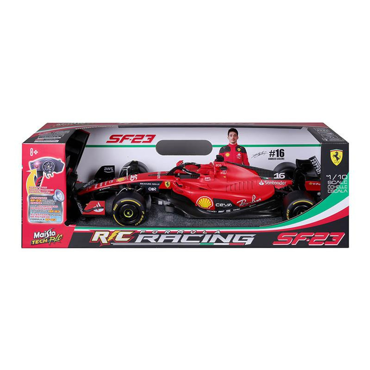 新品1/10ラジコン Ferrari SF-23 (Maisto社製) Ferrari SF23 Formula 1 RC Car Charles LeClerc #16 Maisto 1