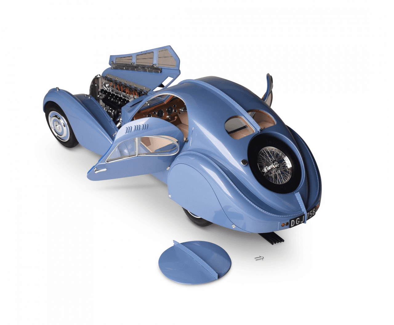 IXO 1/8 Bugatti SC57 Atlantic Diecast Model Kit - Wonderland